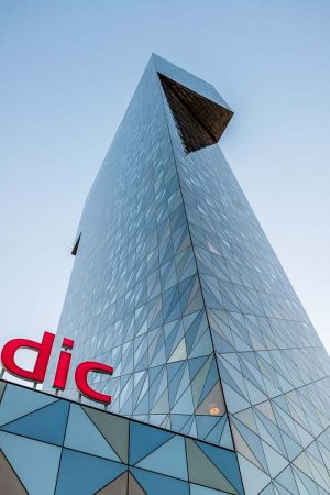Victoriatornet | Victoria Tower | Scandic Hotel, Kista, Stockholm, Sweden: Exteriör | Exterior, Architect Gert Wingårdh [2015]Lat: 59.407006N, Long: 17.957669E © Kristian Adolfsson (www.adolfsson.photo)