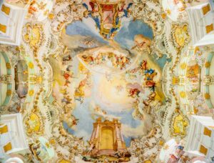 Wieskirche | Wies Church, Steingaden, Bayern | Bavaria, Germany | Deutschland | Tyskland: UNESCO site;  Zimmerman: Ceiling paintings | takmålningar | Deckengemälde [2018] www.architecturephotography.nuLat: 47.680486N, Long: 10.900647E Copyright © Kristian Adolfsson: www.adolfsson.photo